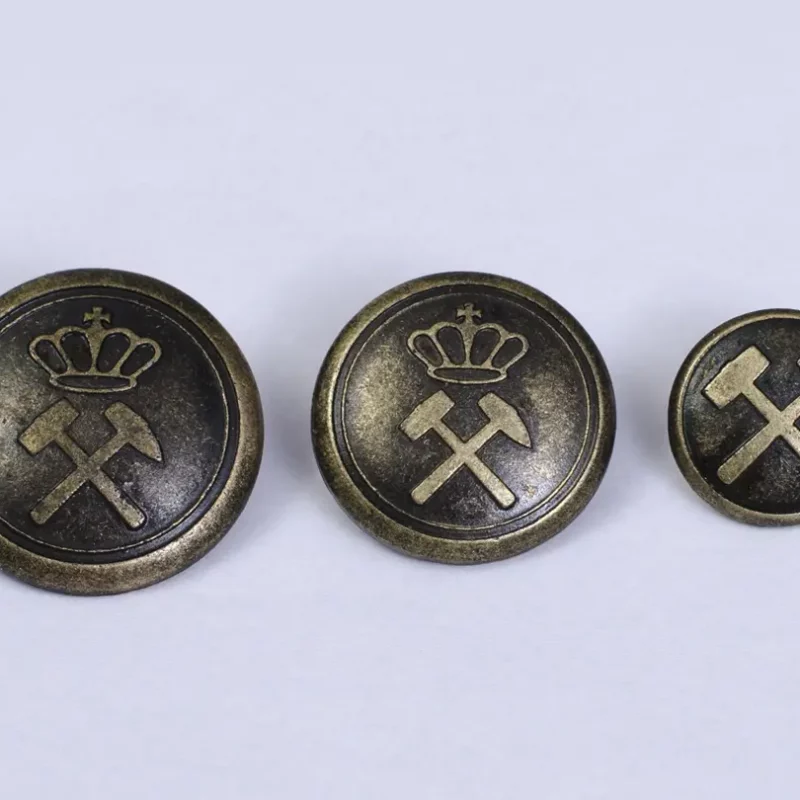 Guzik Górniczy z Okresu Królestwa Polskiego